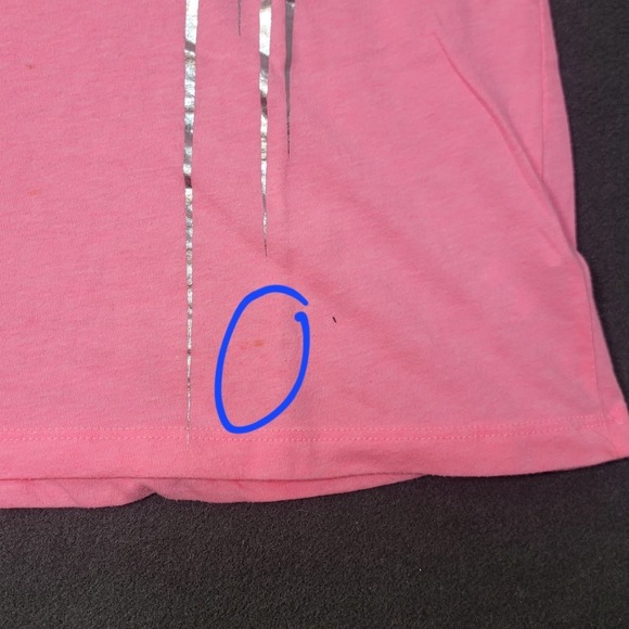 Fox Racing Womens XL Pink V-Neck T-Shirt Graphic Top - Picture 3 of 8